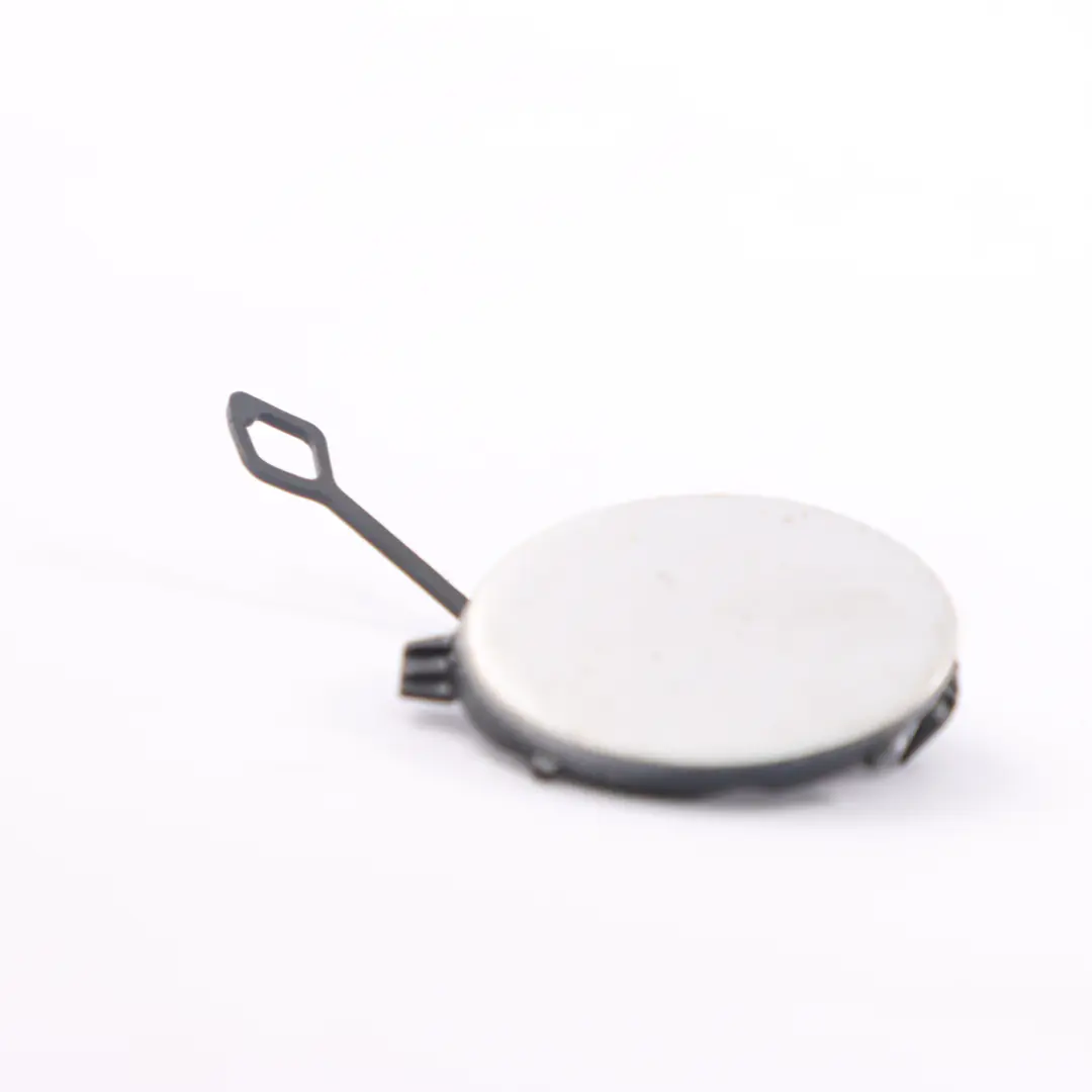 Bumper Towing Eye Hook Cover Left N/S Crystal Silver B12 9805941 to Mini R60 Rear with Part number 9806649 Mini R60 Rear Bumper Towing Eye Hook Cover Left N/S Crystal Silver B12 9805941 - SKU 9806649-CRS - Part number 9806649