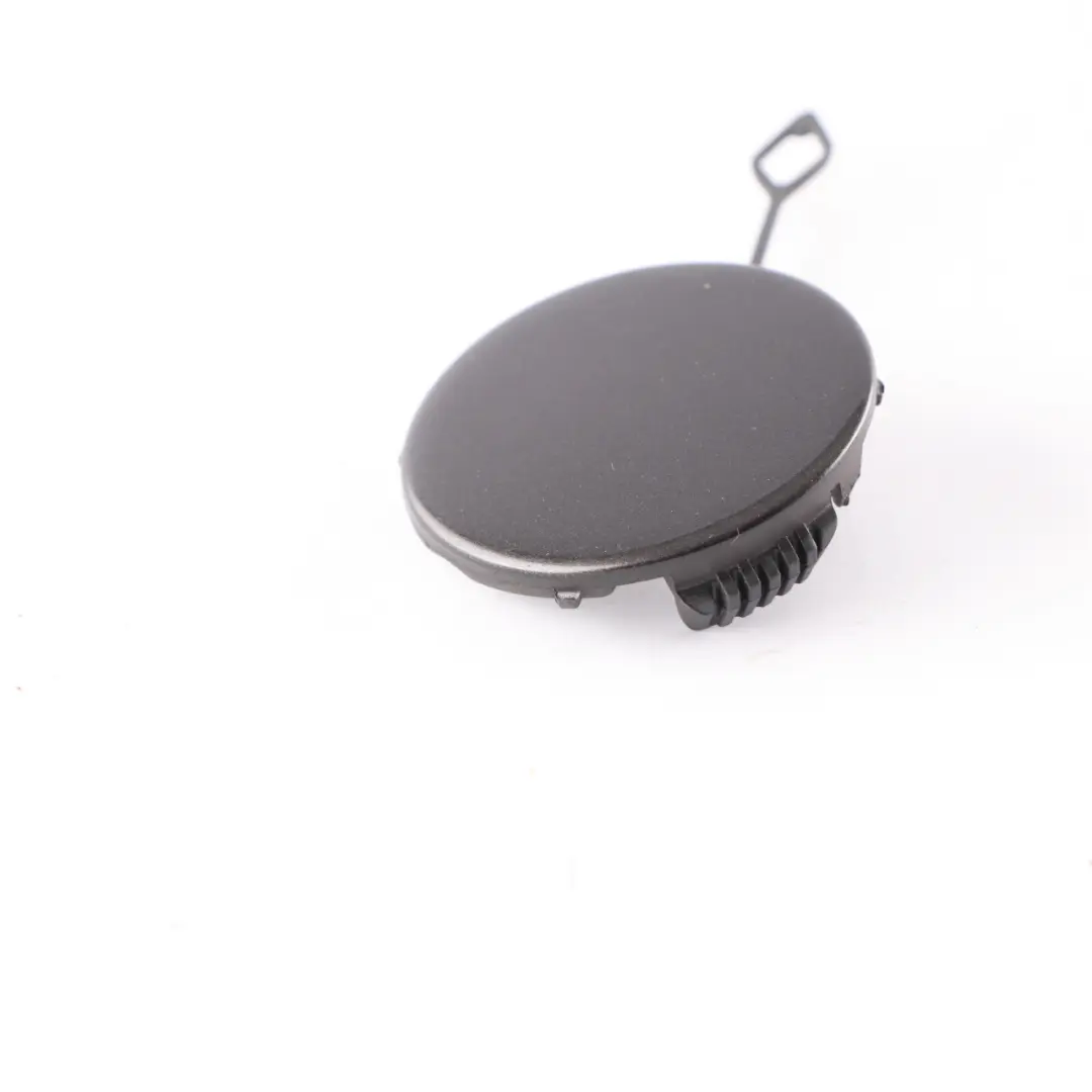 Flap Towing Eye Rear Bumper Left N/S Midnight Grey Metallic-C12 to Mini R60 Cover with Part number 9806649 Mini R60 Cover Flap Towing Eye Rear Bumper Left N/S Midnight Grey Metallic-C12 - SKU 9806649-MNG - Part number 9806649