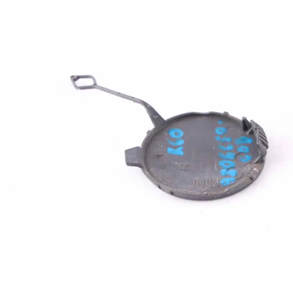 Mini R60 Rear Bumper Cover Flap Towing Eye Right O/S Cosmic Blue Metallic B13 - SKU 9806650-COB - Part number 9806650