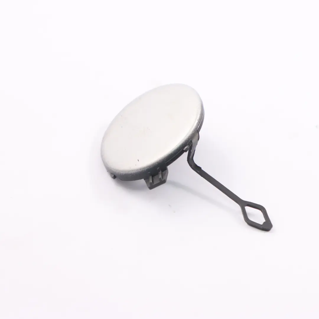 Parachoques trasero Gancho remolque aletas Derecha Plata B12 9805942 para Mini R60 con número de pieza 9806650 Mini R60 Parachoques trasero Gancho remolque aletas Derecha Plata B12 9805942 - SKU 9806650-CRS - Número de pieza 9806650