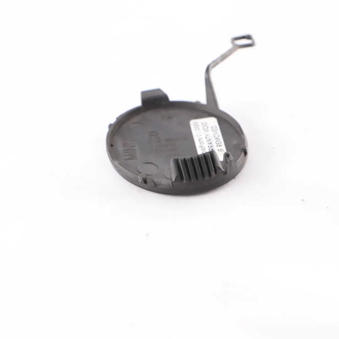 Bumper Cover Flap Towing Eye Right O/S Midnight Grey Metallic C12 to Mini R60 Rear with Part number 9806650 Mini R60 Rear Bumper Cover Flap Towing Eye Right O/S Midnight Grey Metallic C12 - SKU 9806650-MNG - Part number 9806650