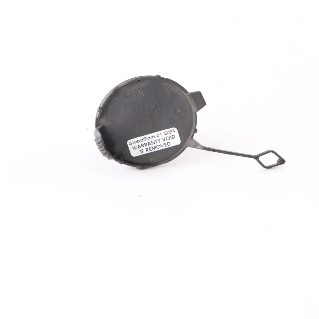 Mini R60 Rear Bumper Cover Flap Towing Eye Right O/S Midnight Grey Metallic C12 - SKU 9806650-MNG - Part number 9806650