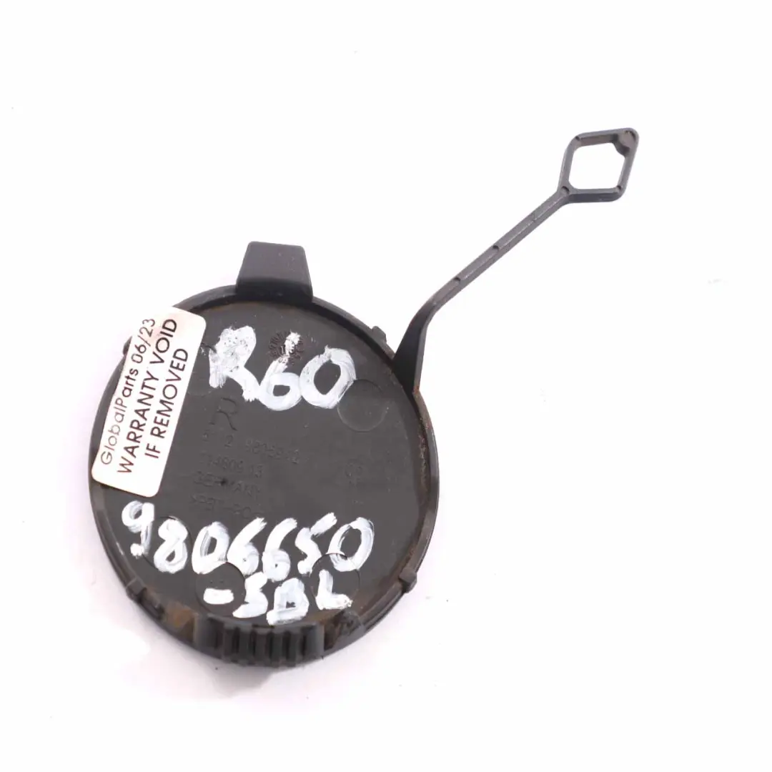 Bumper Cover Flap Towing Eye Right O/S Surf Blue - B18 9805942 to Mini R60 Rear with Part number 9806650 Mini R60 Rear Bumper Cover Flap Towing Eye Right O/S Surf Blue - B18 9805942 - SKU 9806650-SBL - Part number 9806650