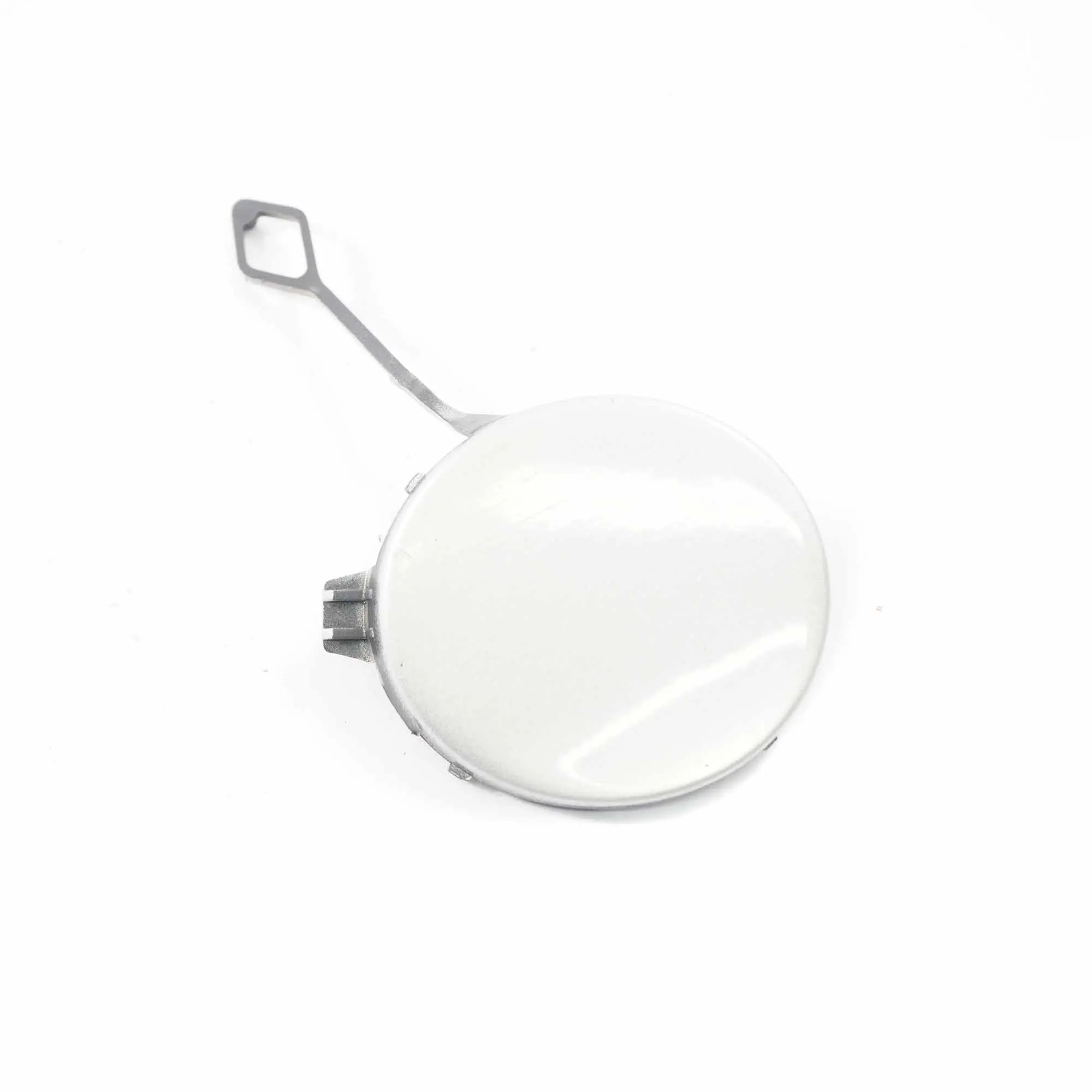 Mini R60 Tapa aleta remolque Ojo parachoques trasero izquierdo Plata cristalina