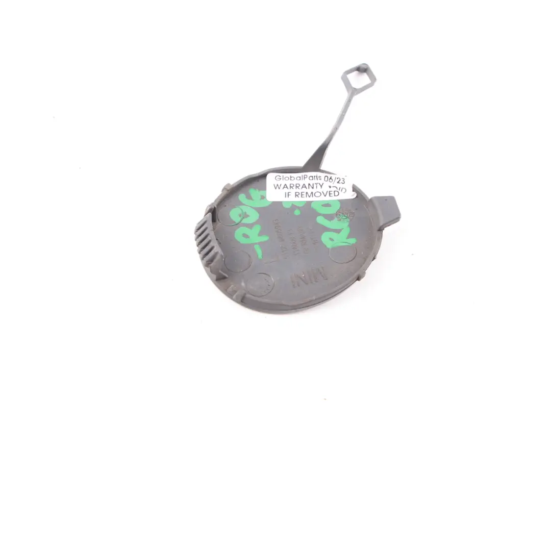 Flap Towing Lug Eye Rear Bumper Left Royal Grey - A48 9805943 to Mini R60 Cover with Part number 9806651 Mini R60 Cover Flap Towing Lug Eye Rear Bumper Left Royal Grey - A48 9805943 - SKU 9806651-ROG - Part number 9806651