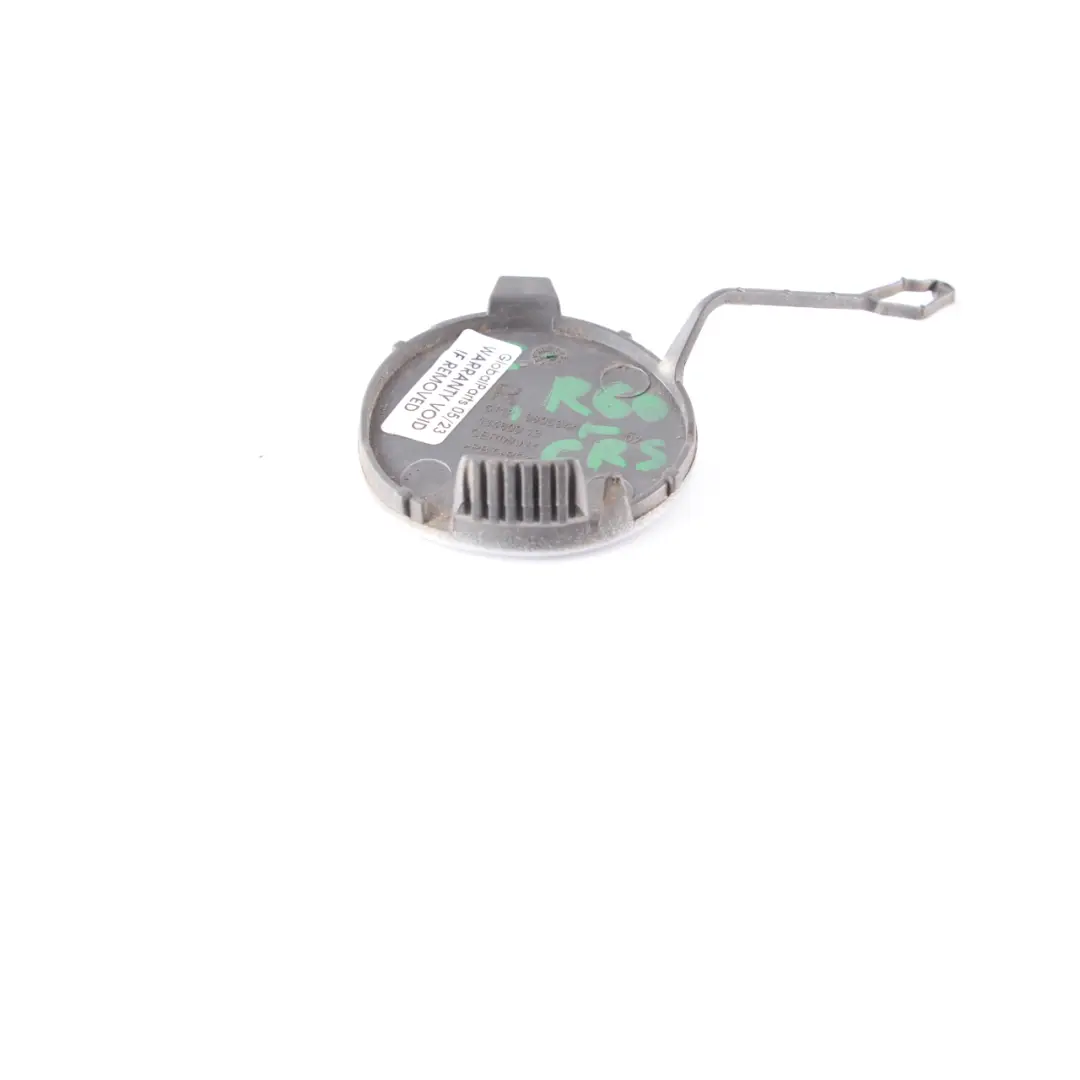 Mini R60 Tapa aleta enganche remolque parachoques trasero derecho cristalina - SKU 9806652-CRS - Número de pieza 9806652