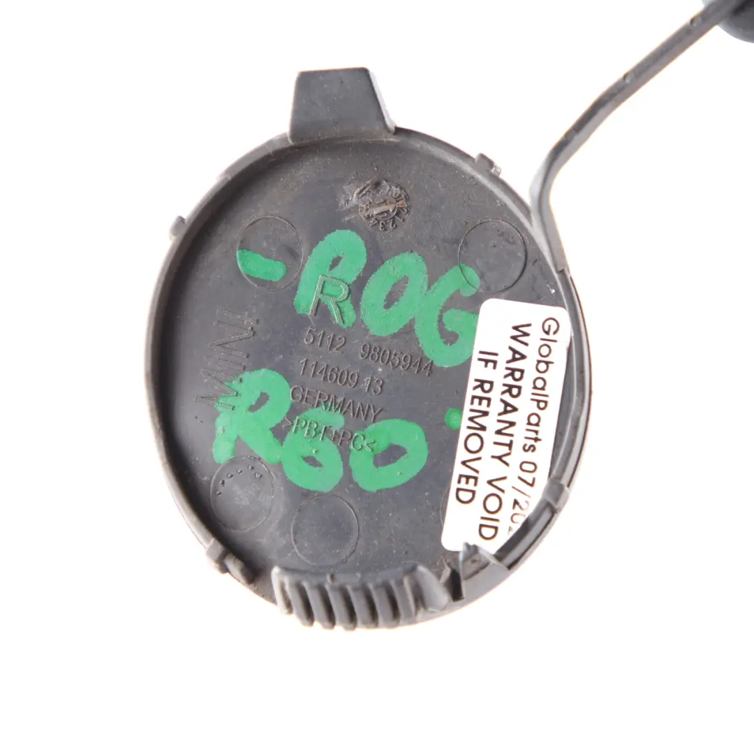 Flap Towing Lug Eye Rear Bumper Right O/S Royal Grey A48 9805944 to Mini R60 Cover with Part number 9806652 Mini R60 Cover Flap Towing Lug Eye Rear Bumper Right O/S Royal Grey A48 9805944 - SKU 9806652-ROG - Part number 9806652