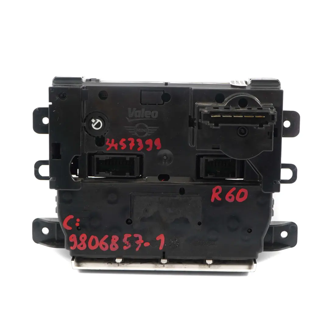 Blende Schalter Bedienteil Klimaanlage Steuergerät Manual für Mini Cooper R60 mit Teilenummer 9806857 Mini Cooper R60 Blende Schalter Bedienteil Klimaanlage Steuergerät Manual - SKU 9806857-1 - Teilenummer 9806857