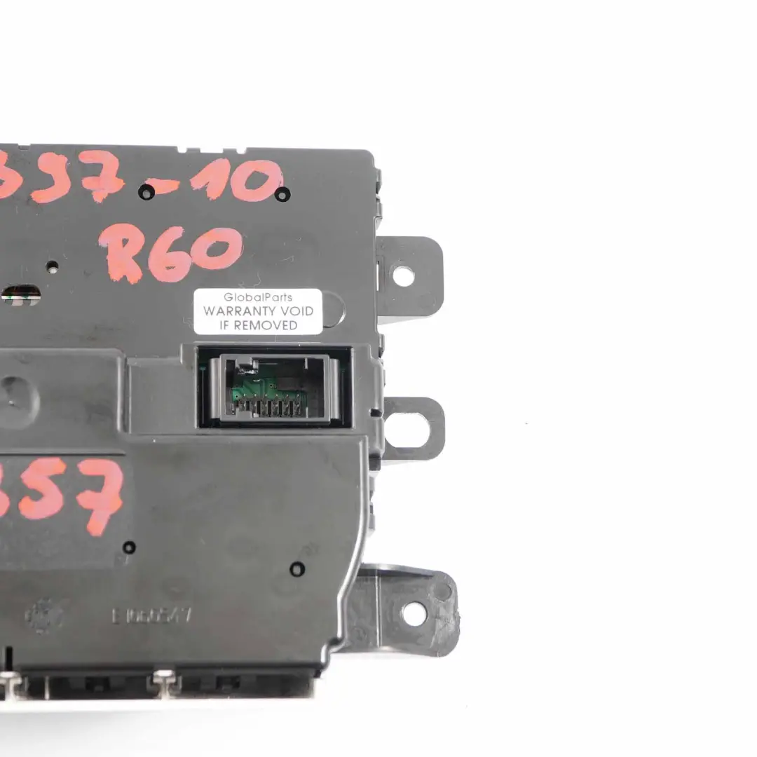 Interruptor Unidad Control Calefacción Aire Acondicionado Automático para Mini R60 con número de pieza 9806857 Mini R60 Interruptor Unidad Control Calefacción Aire Acondicionado Automático - SKU 9806857 - Número de pieza 9806857