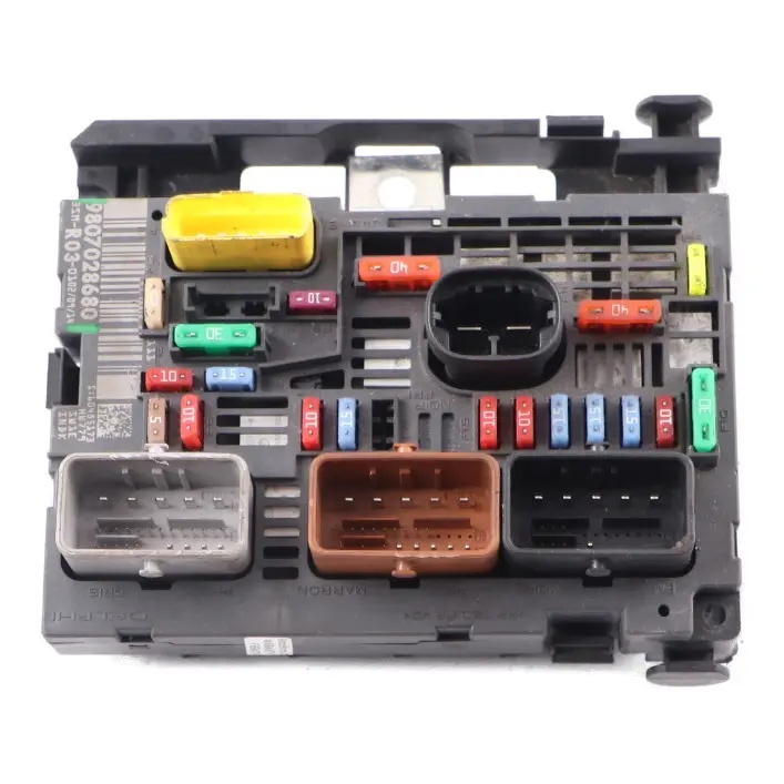 Citroen Dispatch Front Fuse Box BSM Control Unit Module to with Part number 9807028680 Citroen Dispatch Front Fuse Box BSM Control Unit Module - SKU 9807028680 - Part number 9807028680