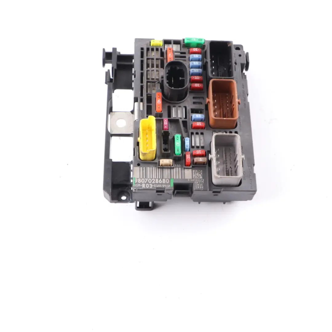 Citroen Dispatch Front Fuse Box BSM Control Unit Module to with Part number 9807028680 Citroen Dispatch Front Fuse Box BSM Control Unit Module - SKU 9807028680 - Part number 9807028680