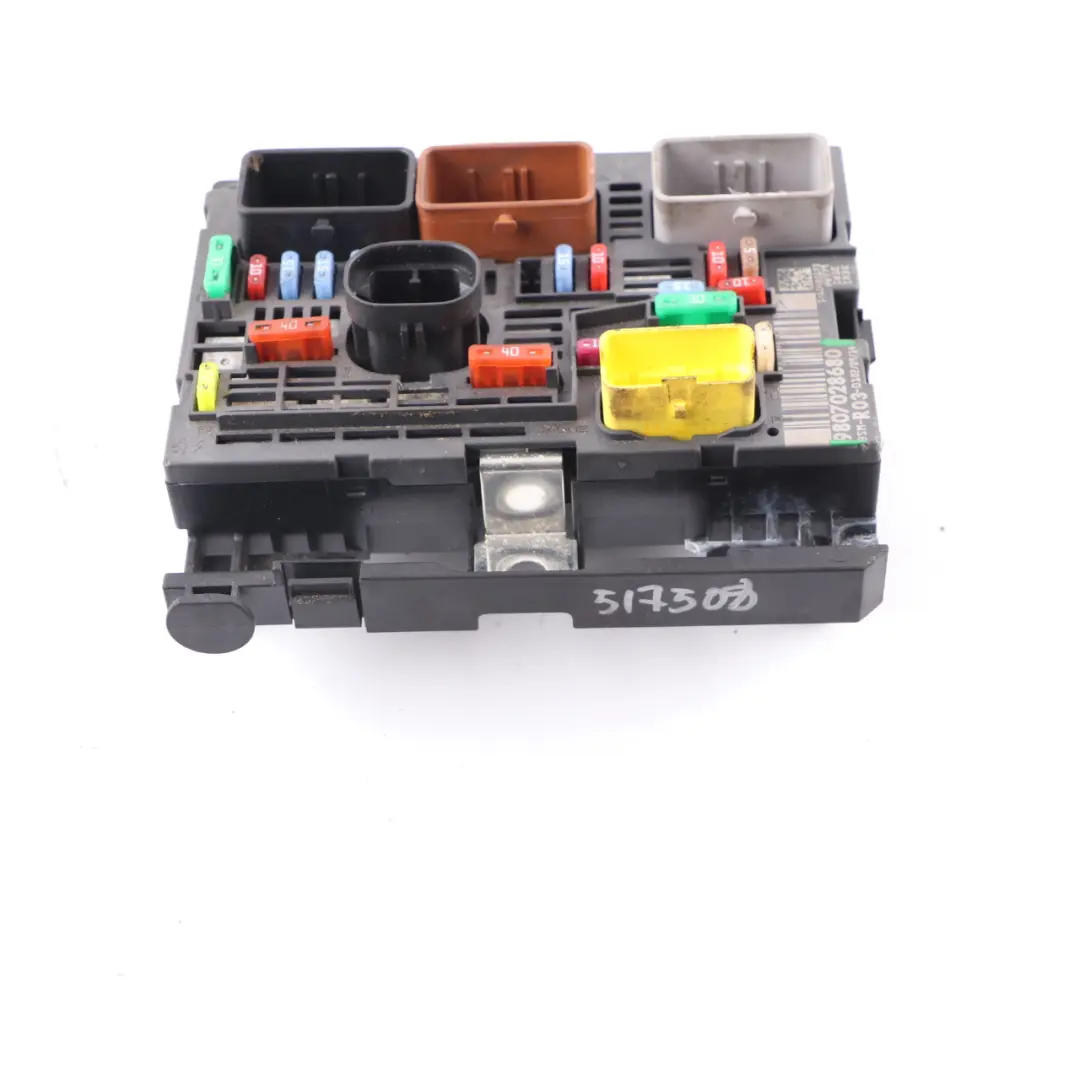 Citroen Dispatch Front Fuse Box BSM Control Unit Module to with Part number 9807028680 Citroen Dispatch Front Fuse Box BSM Control Unit Module - SKU 9807028680 - Part number 9807028680