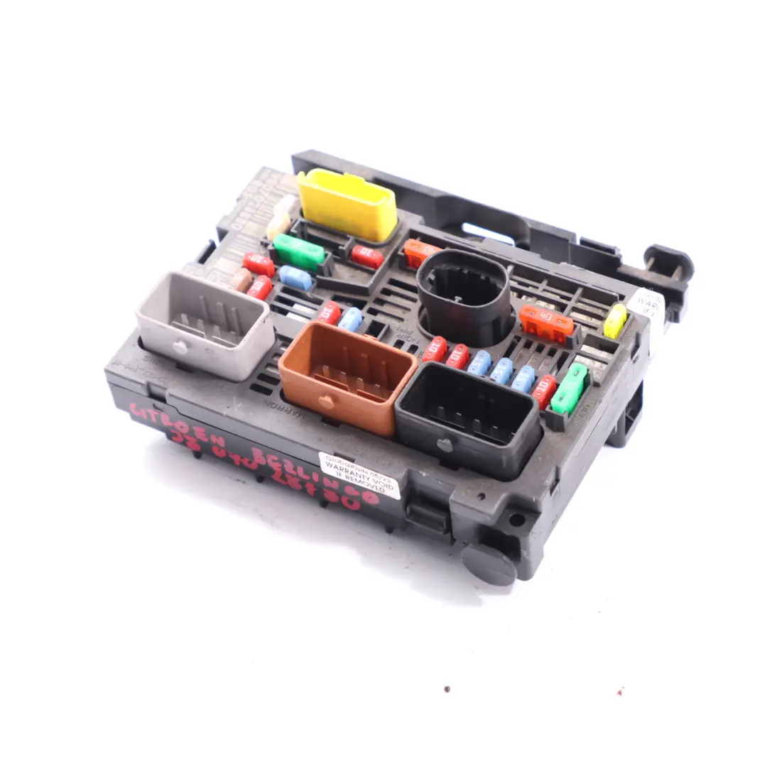  Fuse Box Citroen Berlingo Peugeot Partner BSM Module Control Unit 9807028880 - SKU 9807028750 - Part number 9807028750