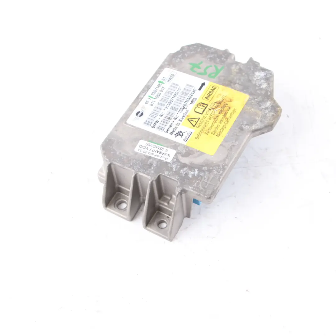  Sensore Modulo Aria Mini R57 Cabrio Convertible Crash Control Unit ECU - SKU 9807168 - Numero di parte 9807168