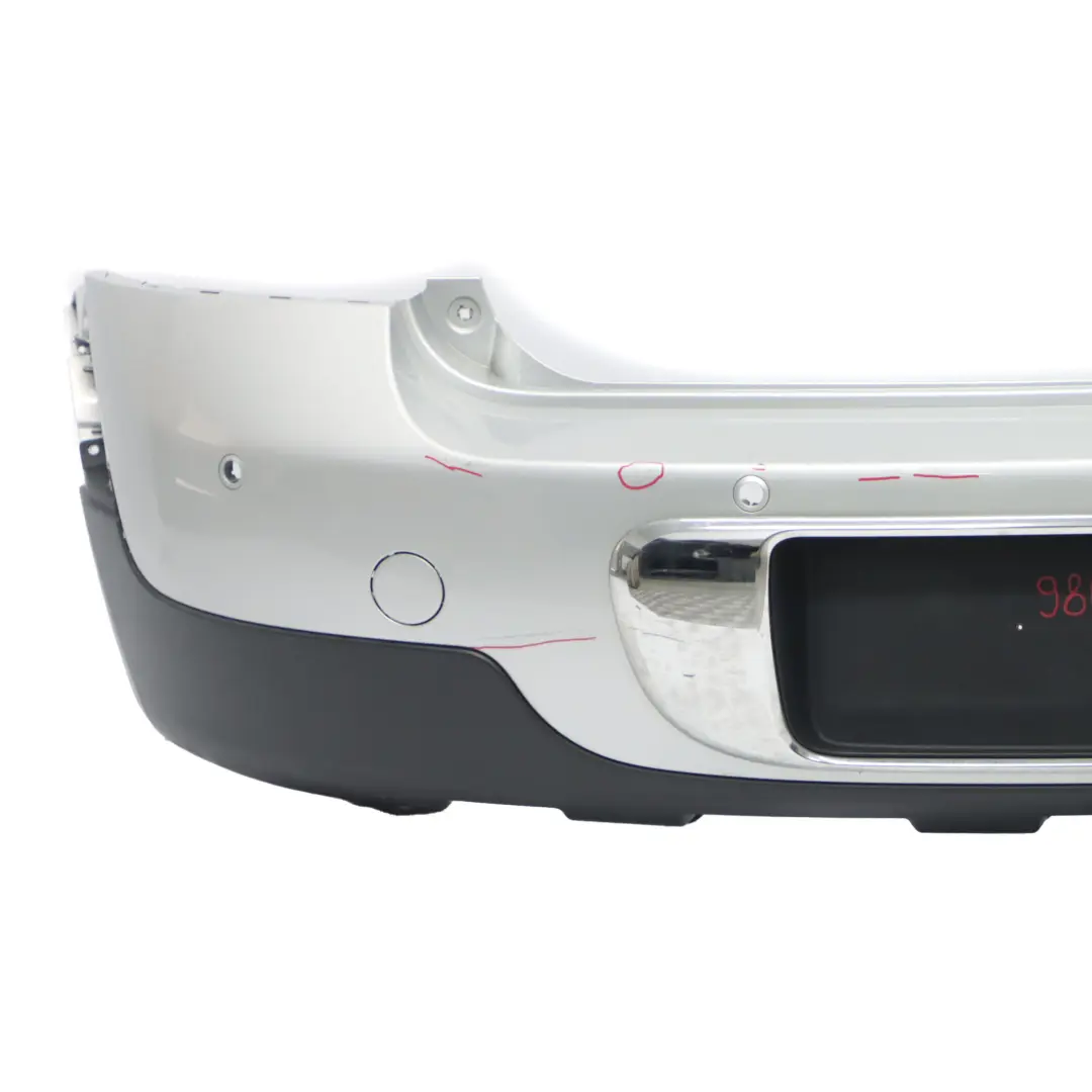 Mini Countryman R60 Rear Bumper PDC Trim Panel Crystal Silver Metallic - B12 - SKU 9807198-CRS - Part number 9807198