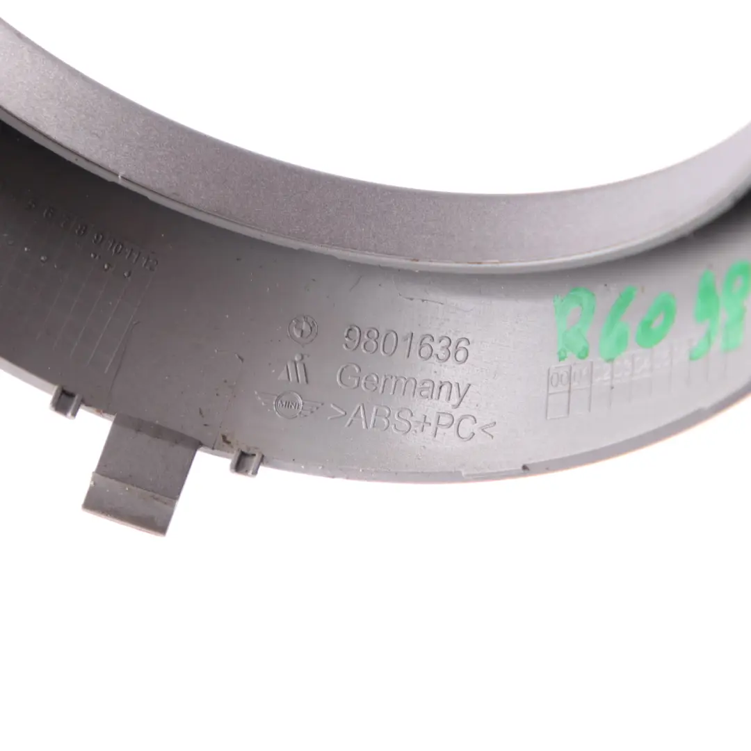 Manopola Del Cambio Anello Copertura Grigio Scuro 9801636 per Mini Countryman R60 con numero di parte 9807422 Mini Countryman R60 Manopola Del Cambio Anello Copertura Grigio Scuro 9801636 - SKU 9807422-1 - Numero di parte 9807422