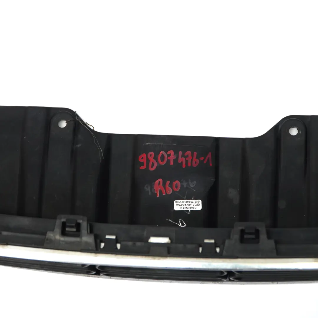 Front Bumper Grille Bottom Panel to Mini Cooper R60 S Countryman with Part number 9807476 Mini Cooper R60 S Countryman Front Bumper Grille Bottom Panel - SKU 9807476-1 - Part number 9807476