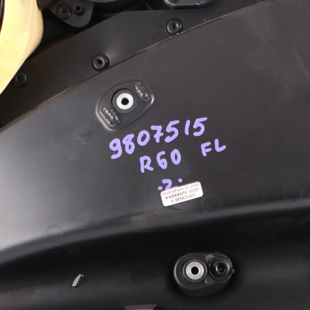 Front Left N/S Door Card Trim Panel Carbon Black to Mini Countryman R60 with Part number 9807531 Mini Countryman R60 Front Left N/S Door Card Trim Panel Carbon Black - SKU 9807515 - Part number 9807531