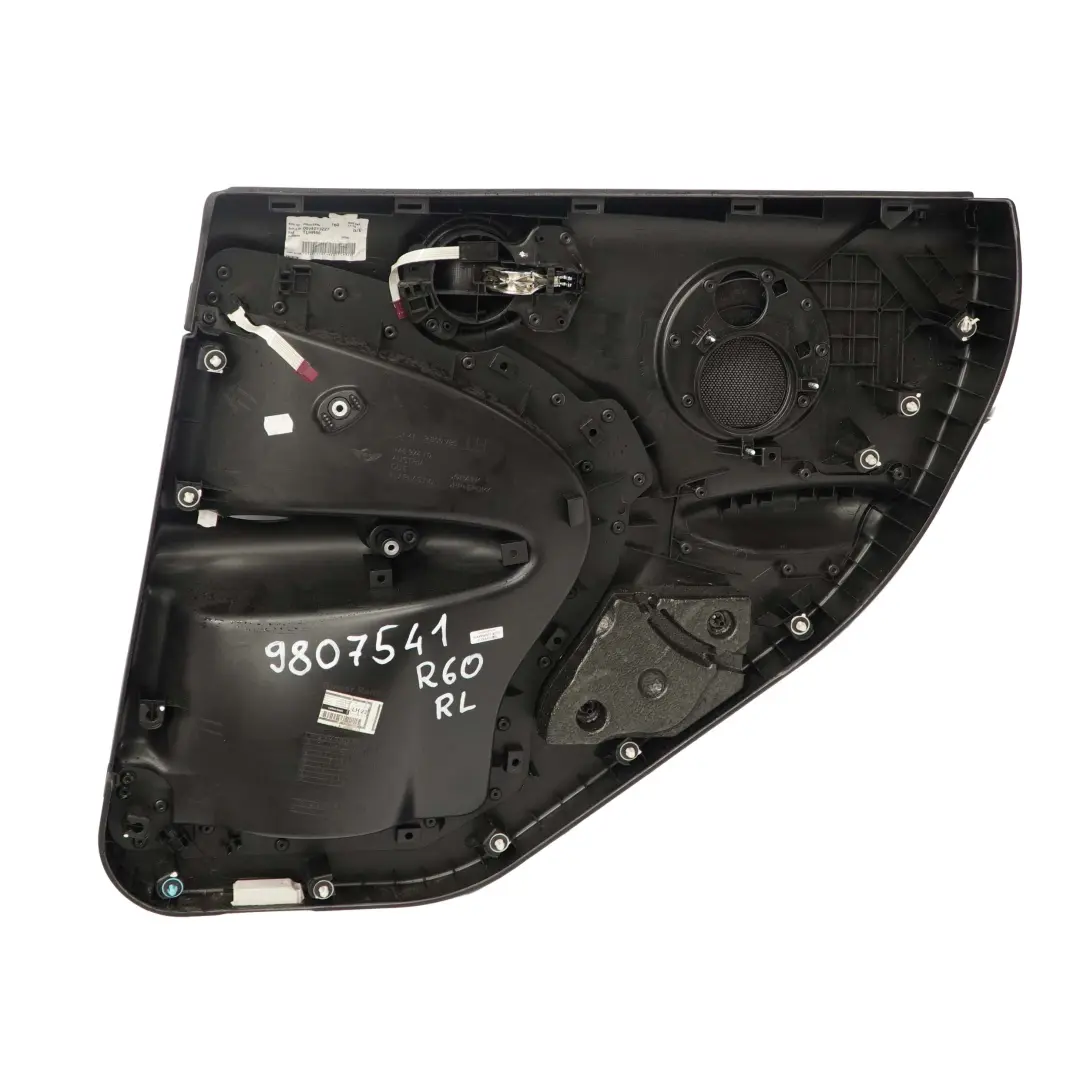 Garniture de Porte Arriere a Gauche Charbon Noir pour Mini Countryman R60 à propos du numéro de pièce 9807541 Mini Countryman R60 Garniture de Porte Arriere a Gauche Charbon Noir - SKU 9807541 - Numéro de pièce 9807541