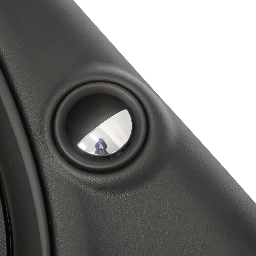 Mini R60 Trasera Derecha Tarjeta de Puerta Recubrimiento Panel Negro Carbono - SKU 9807542 - Número de pieza 9807542