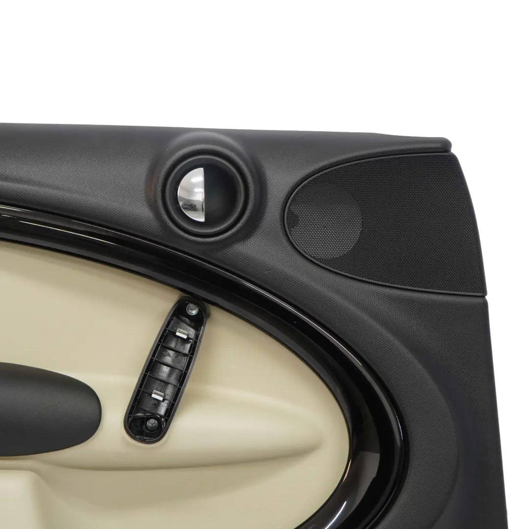 Pannello Porta Davanti SX Nero Polar Beige per Mini Countryman R60 con numero di parte 9807579 Mini Countryman R60 Pannello Porta Davanti SX Nero Polar Beige - SKU 9807579 - Numero di parte 9807579