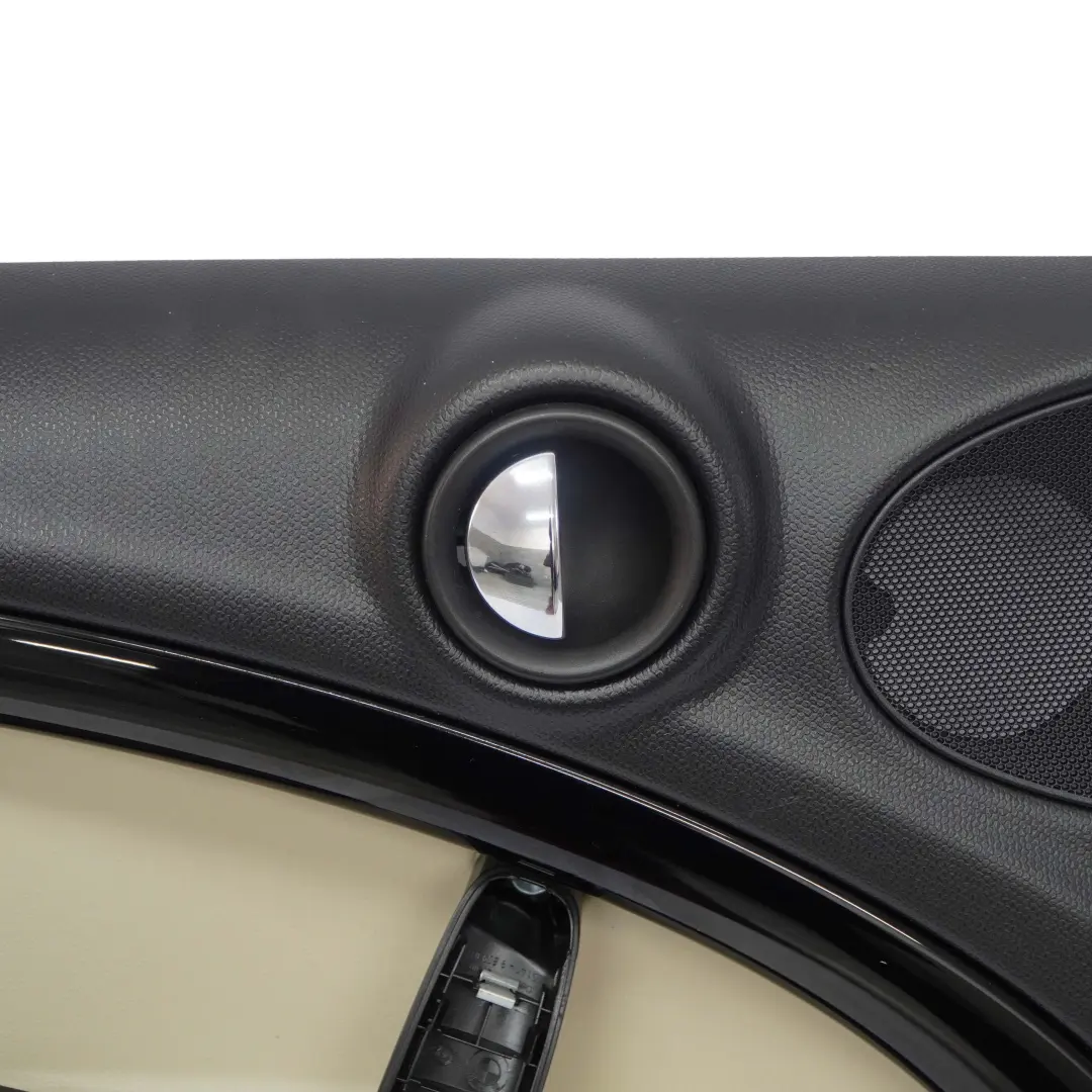 Pannello Porta Davanti SX Nero Polar Beige per Mini Countryman R60 con numero di parte 9807579 Mini Countryman R60 Pannello Porta Davanti SX Nero Polar Beige - SKU 9807579 - Numero di parte 9807579