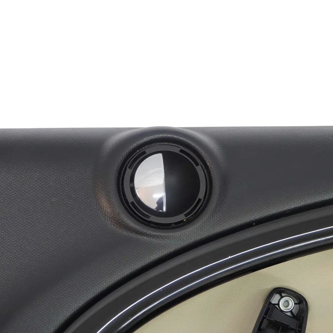 Pannello Porta Posteriore Sinistra Nero Polar Beige per Mini Countryman R60 con numero di parte 9807581 Mini Countryman R60 Pannello Porta Posteriore Sinistra Nero Polar Beige - SKU 9807581 - Numero di parte 9807581