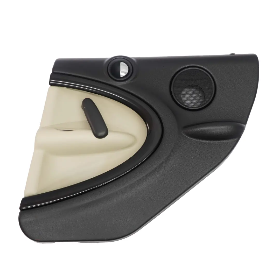 Right O/S Door Card Trim Panel Black Polar Beige to Mini Countryman R60 Rear with Part number 9807582 Mini Countryman R60 Rear Right O/S Door Card Trim Panel Black Polar Beige - SKU 9807582 - Part number 9807582