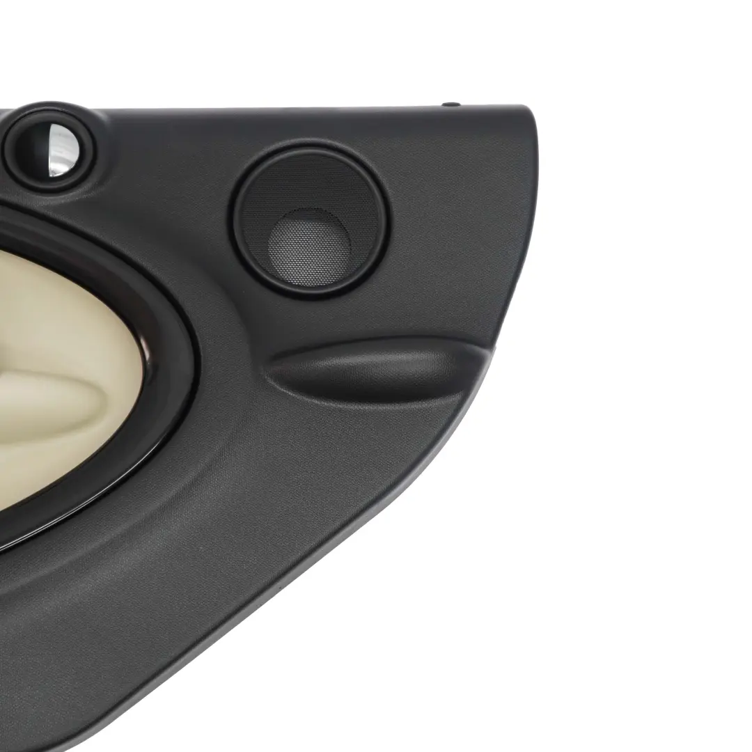 Türverkleidung Hinten Rechts Schwarz Polar Beige für Mini Countryman R60 mit Teilenummer 9807582 Mini Countryman R60 Türverkleidung Hinten Rechts Schwarz Polar Beige - SKU 9807582 - Teilenummer 9807582