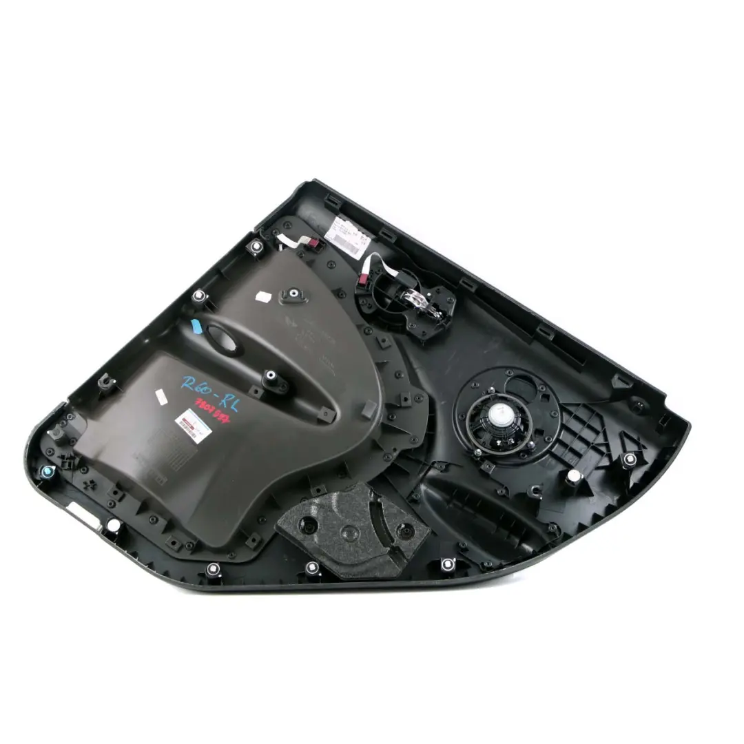 Left N/S Door Card Trim Panel Dark Tobacco Black to Mini Countryman R60 Rear with Part number 9807597 Mini Countryman R60 Rear Left N/S Door Card Trim Panel Dark Tobacco Black - SKU 9807597 - Part number 9807597