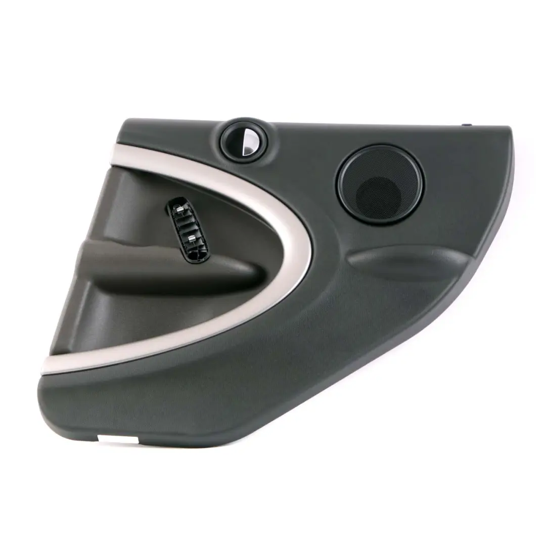 Right O/S Door Card Trim Panel Dark Tobacco Black to Mini Countryman R60 Rear with Part number 9807598 Mini Countryman R60 Rear Right O/S Door Card Trim Panel Dark Tobacco Black - SKU 9807598 - Part number 9807598