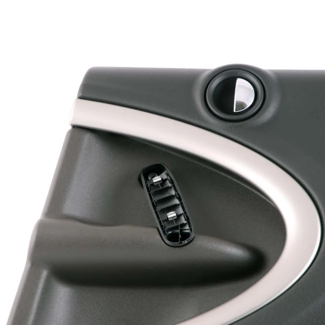 Right O/S Door Card Trim Panel Dark Tobacco Black to Mini Countryman R60 Rear with Part number 9807598 Mini Countryman R60 Rear Right O/S Door Card Trim Panel Dark Tobacco Black - SKU 9807598 - Part number 9807598