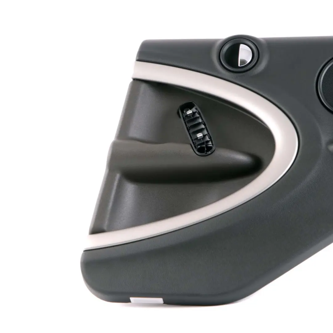 Right O/S Door Card Trim Panel Dark Tobacco Black to Mini Countryman R60 Rear with Part number 9807598 Mini Countryman R60 Rear Right O/S Door Card Trim Panel Dark Tobacco Black - SKU 9807598 - Part number 9807598