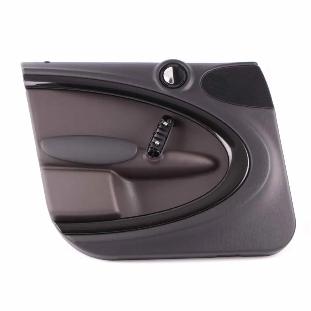 Front Left N/S Door Card Trim Panel Black Dark Tobacco to Mini Countryman R60 with Part number 9807603 Mini Countryman R60 Front Left N/S Door Card Trim Panel Black Dark Tobacco - SKU 9807603 - Part number 9807603
