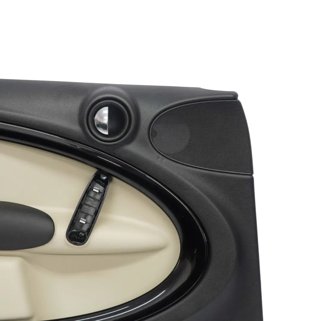 Delantero Izquierdo Panel De La Tarjeta De Puerta Carbono Negro Beige para Mini R60 con número de pieza 9807659 Mini R60 Delantero Izquierdo Panel De La Tarjeta De Puerta Carbono Negro Beige - SKU 9807659 - Número de pieza 9807659
