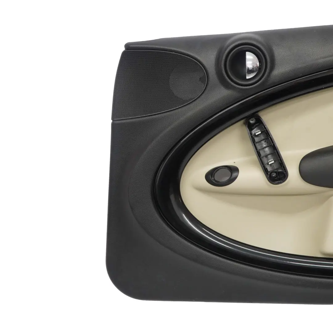 Mini Countryman R60 Anteriore Destra Scheda Porta Panel Nero Carbonio Beige - SKU 9807660 - Numero di parte 9807660