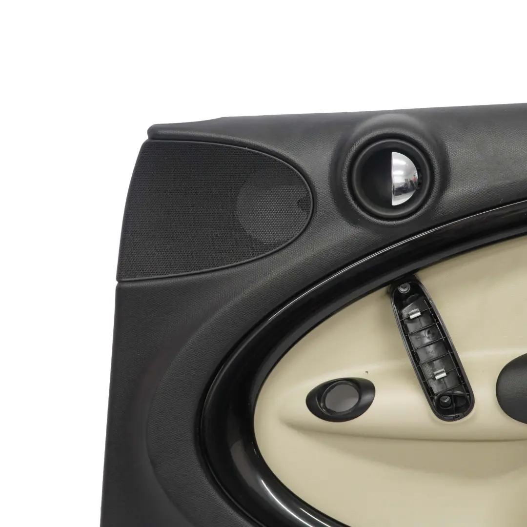 Panneau de garniture de la porte avant droite Noir beige pour Mini Countryman R60 à propos du numéro de pièce 9807660 Mini Countryman R60 Panneau de garniture de la porte avant droite Noir beige - SKU 9807660 - Numéro de pièce 9807660