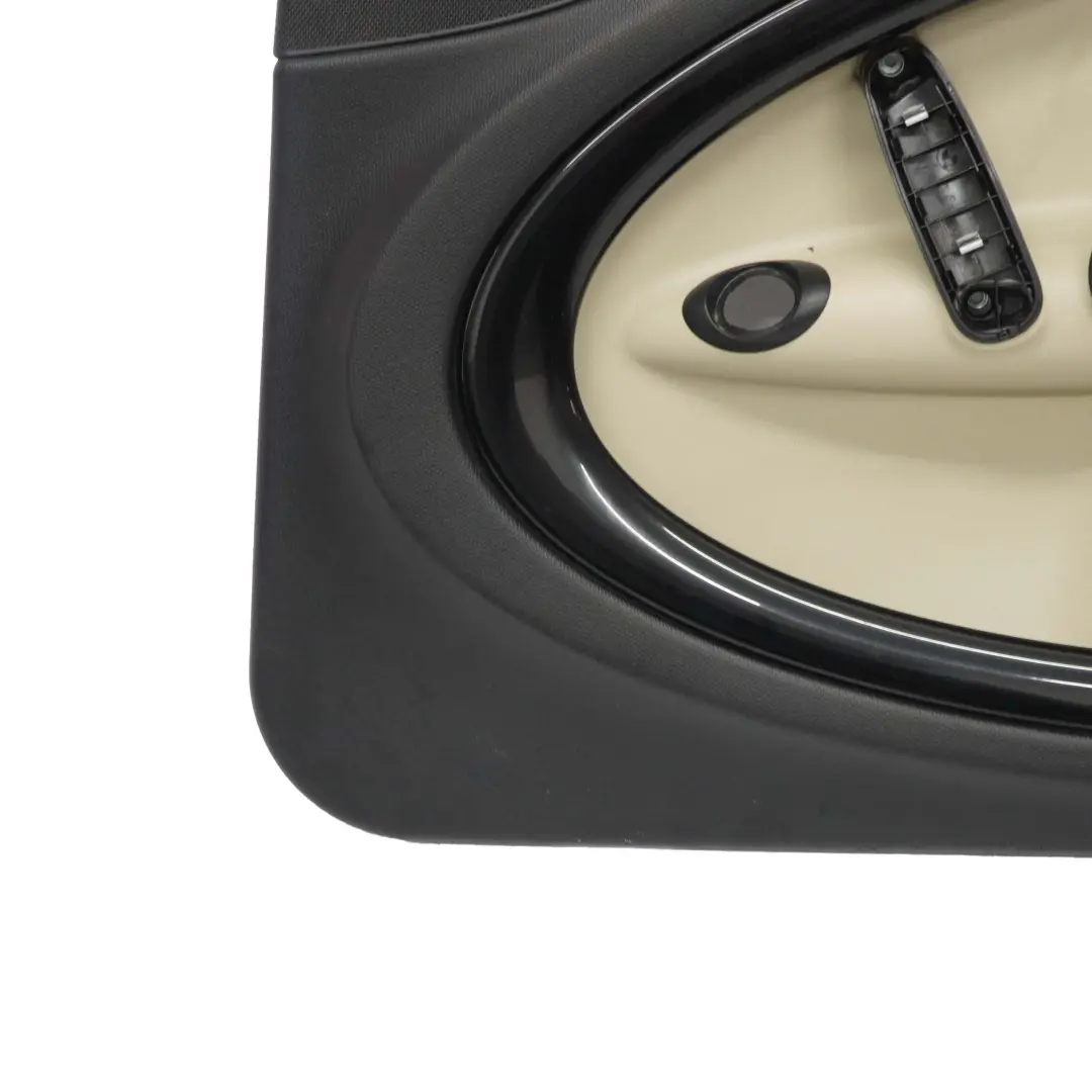 Mini Countryman R60 Anteriore Destra Scheda Porta Panel Nero Carbonio Beige - SKU 9807660 - Numero di parte 9807660