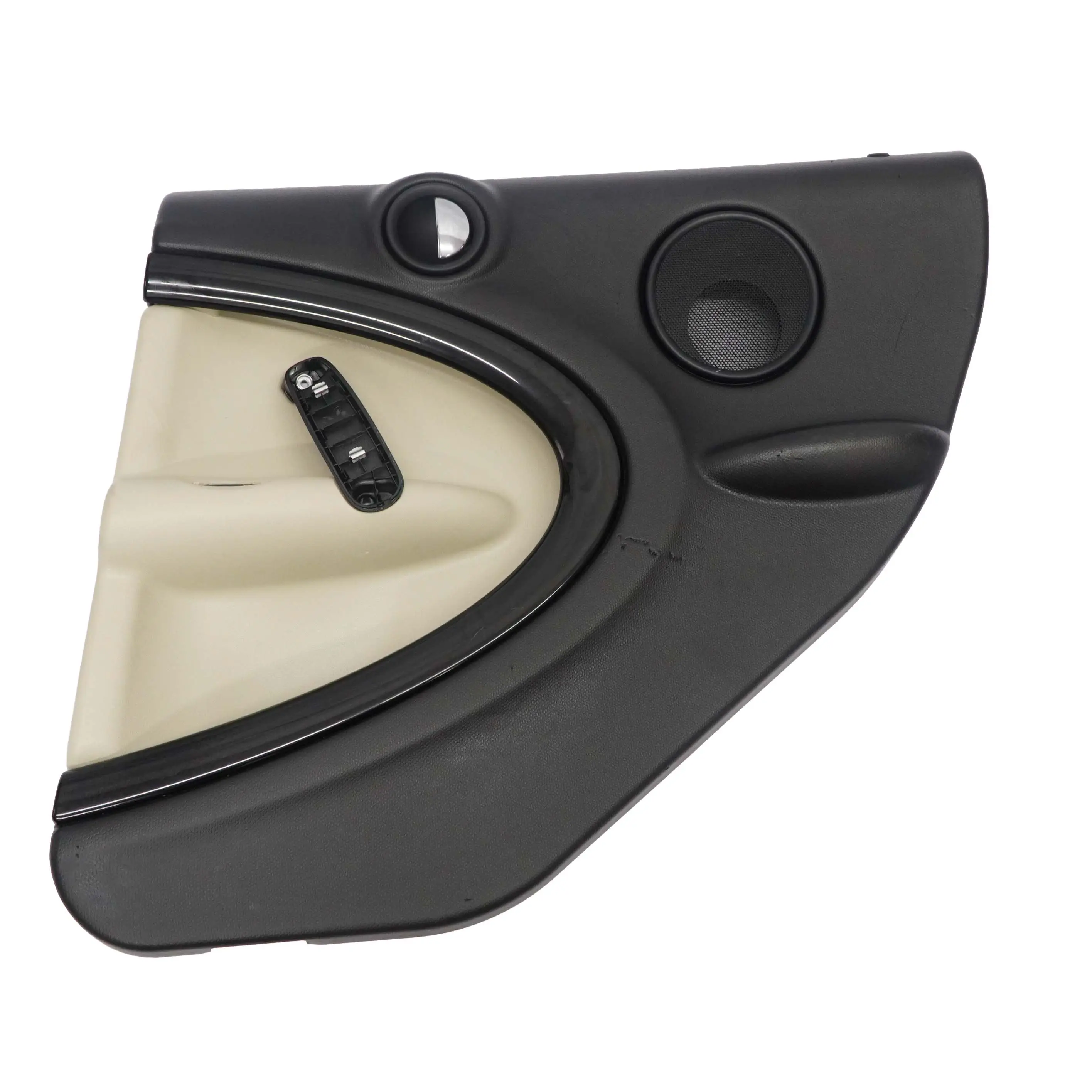 Mini R60 Posteriore Destro Pannello Rivestimento Scheda Porta Carbon Nero Beige