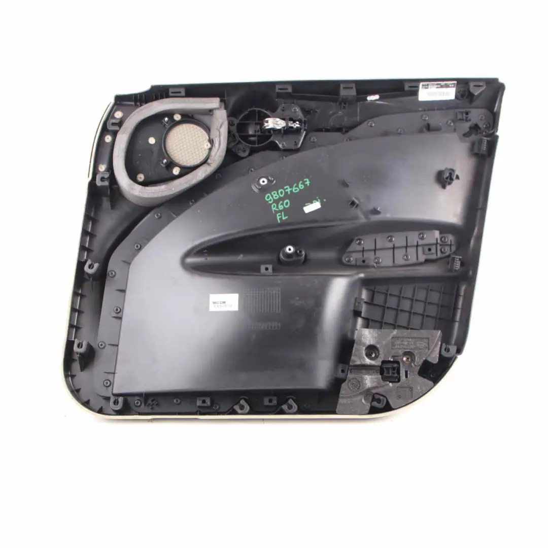 Front Left N/S Door Card Trim Panel Black Beige to Mini Countryman R60 with Part number 9807667 Mini Countryman R60 Front Left N/S Door Card Trim Panel Black Beige - SKU 9807667 - Part number 9807667