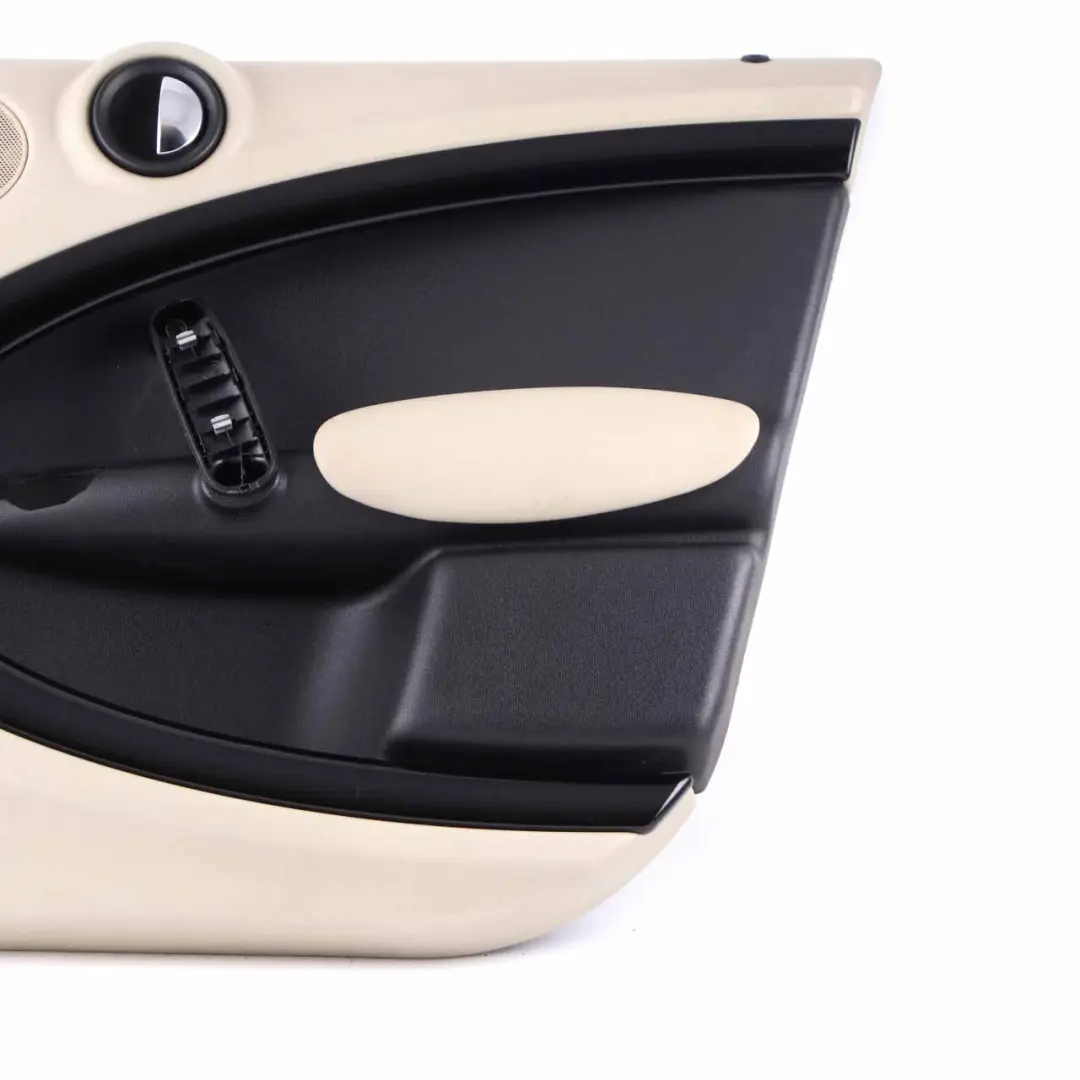 Front Right O/S Door Card Trim Panel Black Beige to Mini Countryman R60 with Part number 9807668 Mini Countryman R60 Front Right O/S Door Card Trim Panel Black Beige - SKU 9807668 - Part number 9807668