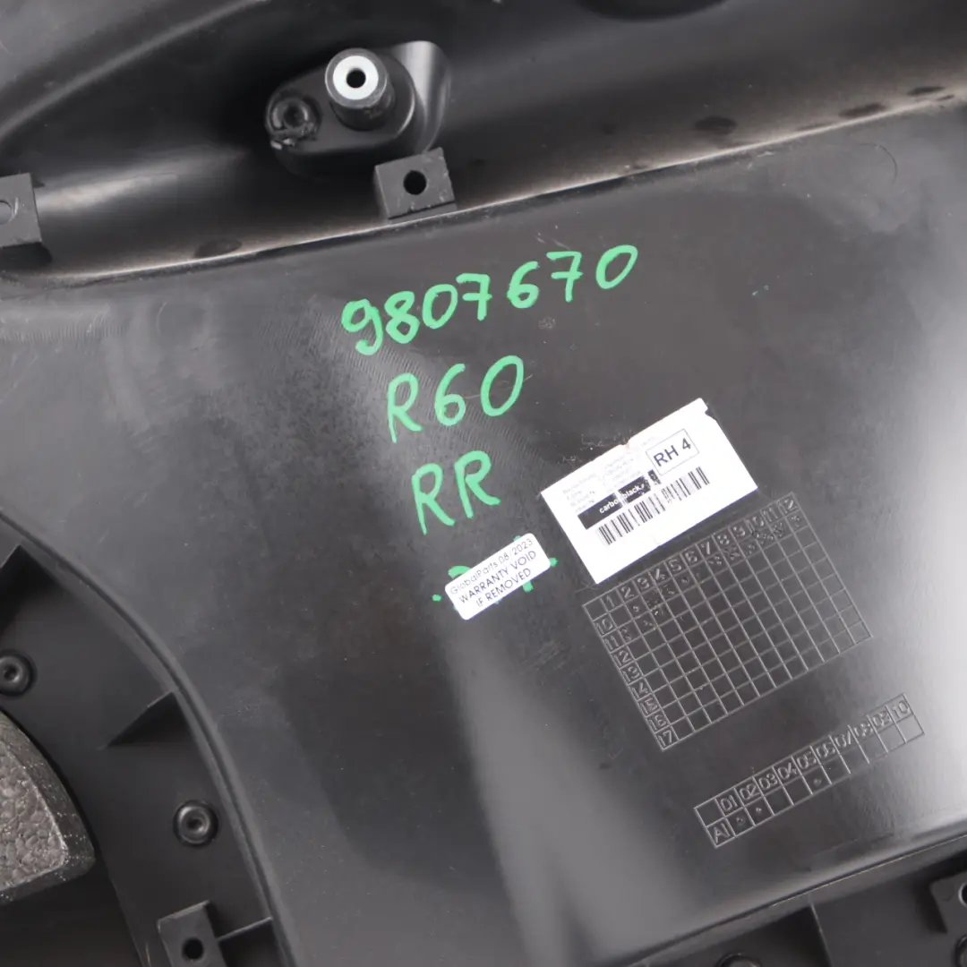 Right O/S Door Card Trim Panel Black Beige to Mini Countryman R60 Rear with Part number 9807670 Mini Countryman R60 Rear Right O/S Door Card Trim Panel Black Beige - SKU 9807670 - Part number 9807670