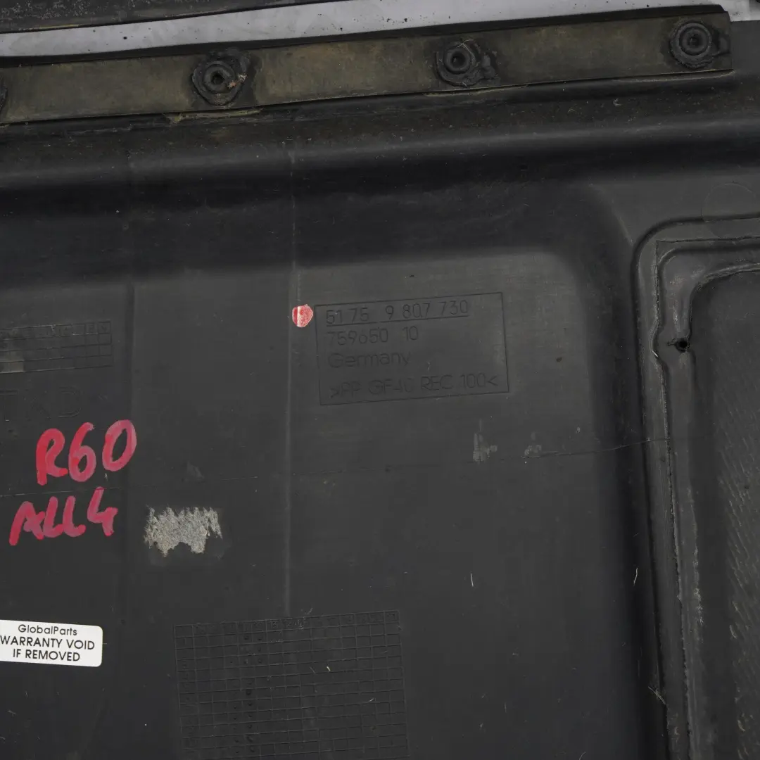 Motorraumabschirmung Motorhaube für Mini Countryman Paceman R60 R61 ALL4 mit Teilenummer 9807730 Mini Countryman Paceman R60 R61 ALL4 Motorraumabschirmung Motorhaube - SKU 9807730 - Teilenummer 9807730