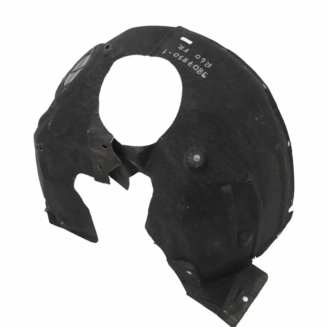 Front Wheel Arch Cover Splash Housing Trim Right O/S to Mini R60 R61 with Part number 9807830 Mini R60 R61 Front Wheel Arch Cover Splash Housing Trim Right O/S - SKU 9807830-1 - Part number 9807830