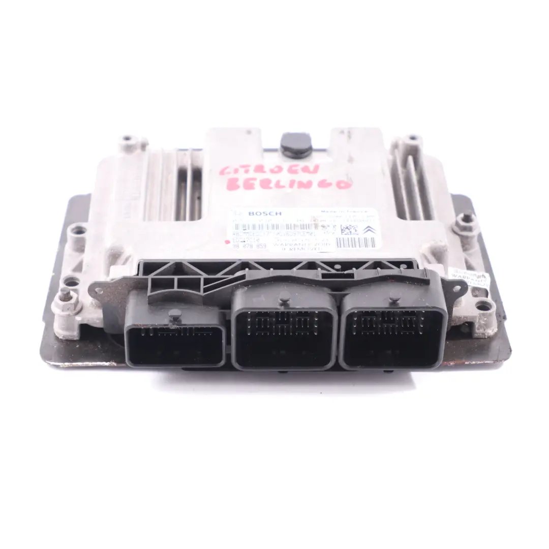  Citroen Berlingo 1.6 HDI 9H06 Engine Control Unit ECU EDC Manual - SKU 98078859 - Part number 98078859