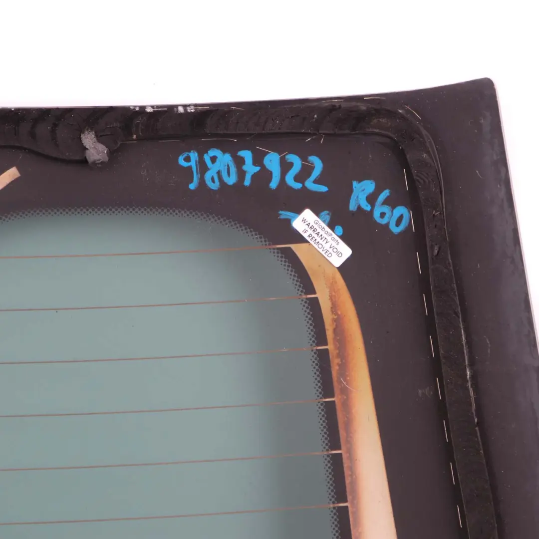 Szyba Klapy Bagażnika Tylna Tył do Mini Countryman R60 o numerze 9807921 Mini Countryman R60 Szyba Klapy Bagażnika Tylna Tył - SKU 9807922 - Numer Części 9807921