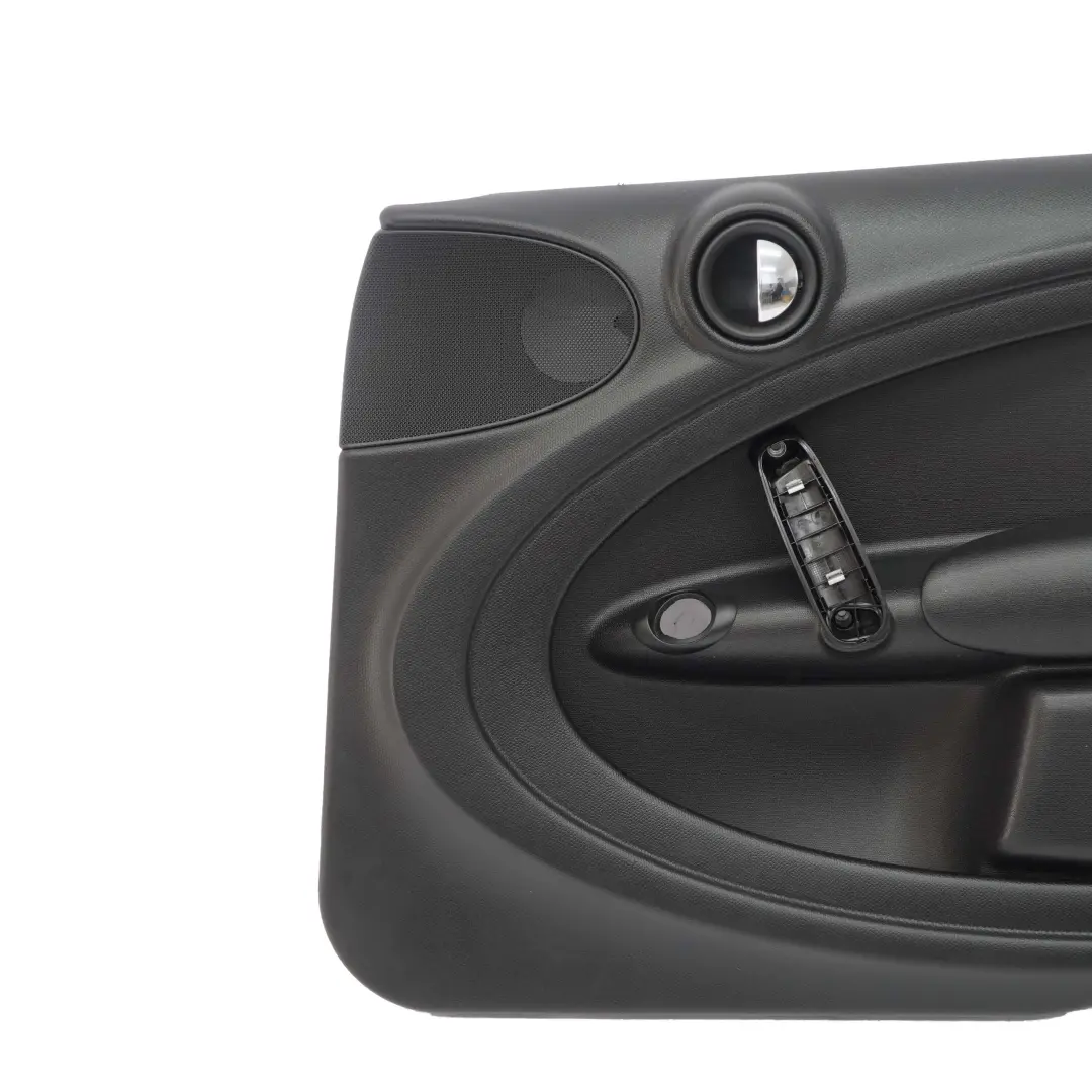 Mini Countryman R60 Door Card Front Right O/S Plain Trim Panel Carbon Black - SKU 9808602 - Part number 9808602