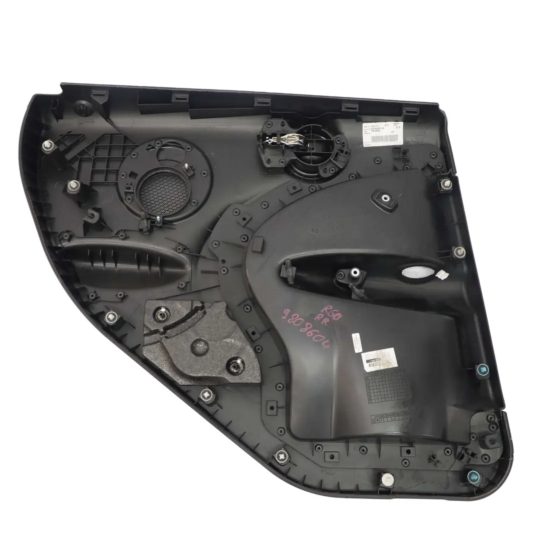Mini Countryman R60 Door Card Rear Right O/S Plain Trim Panel Carbon Black - SKU 9808604 - Part number 9808604