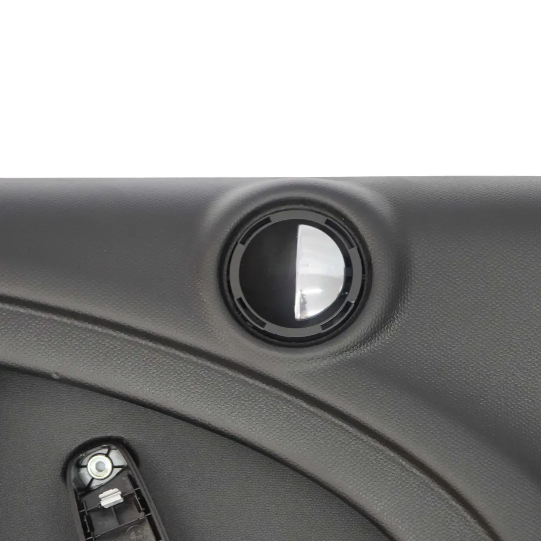 Tarjeta De Puerta Trasera Derecha Plain Trim Panel Negro Carbono para Mini R60 con número de pieza 9808604 Mini R60 Tarjeta De Puerta Trasera Derecha Plain Trim Panel Negro Carbono - SKU 9808604 - Número de pieza 9808604