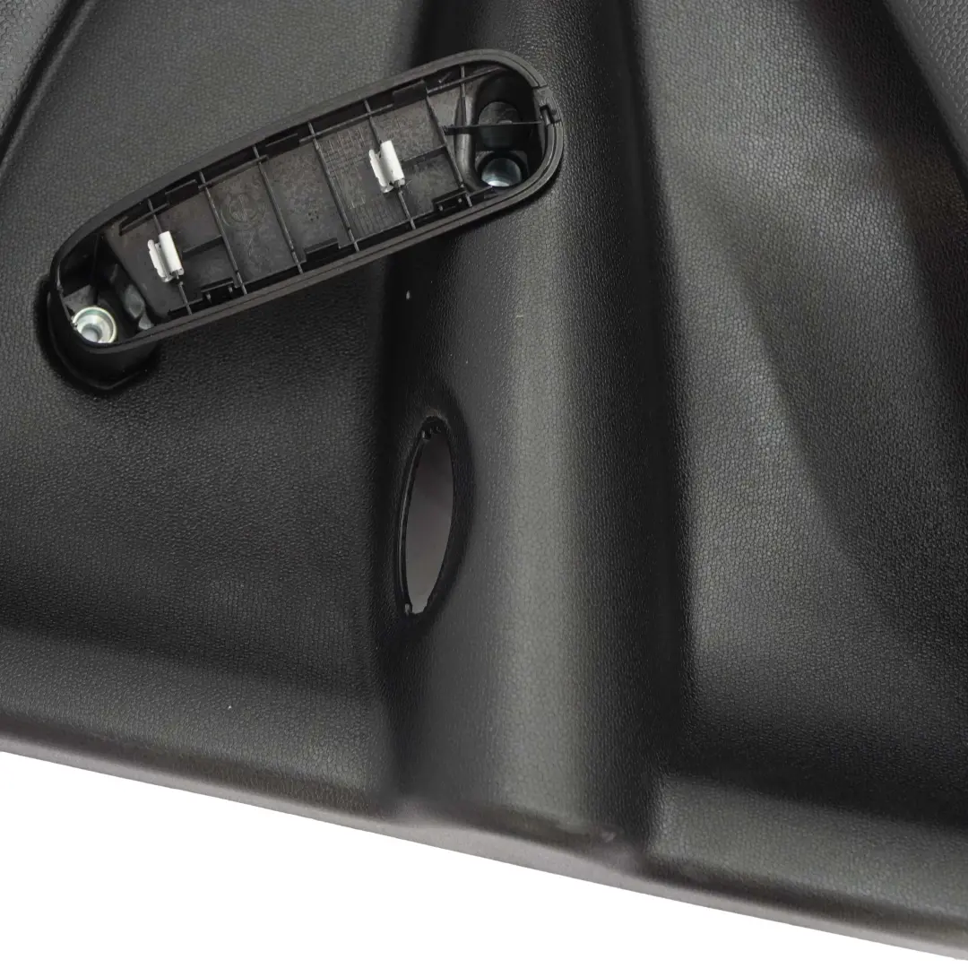 Tarjeta De Puerta Trasera Derecha Plain Trim Panel Negro Carbono para Mini R60 con número de pieza 9808604 Mini R60 Tarjeta De Puerta Trasera Derecha Plain Trim Panel Negro Carbono - SKU 9808604 - Número de pieza 9808604